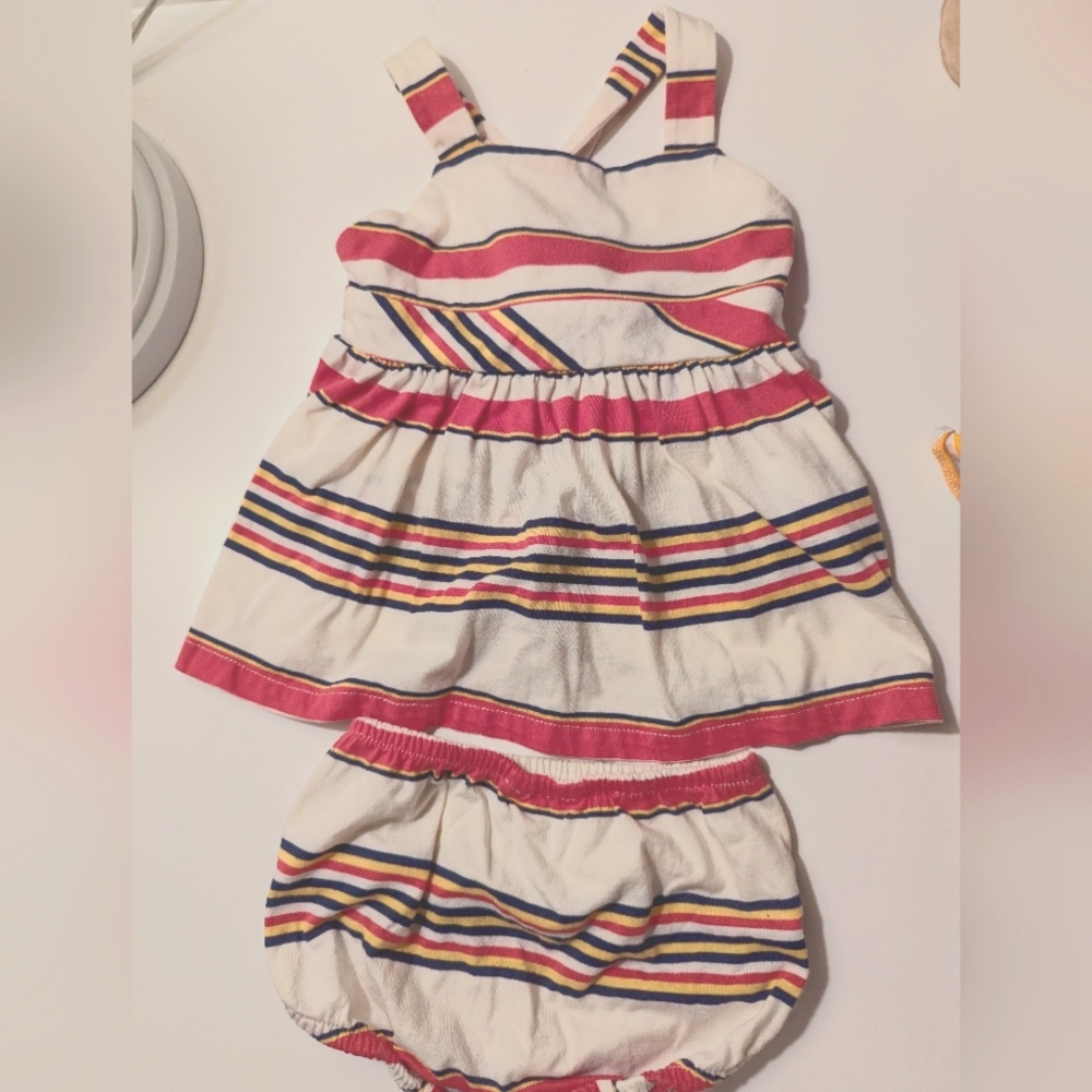Ralph Lauren Pink 2 Piece Summer Dress Outfit